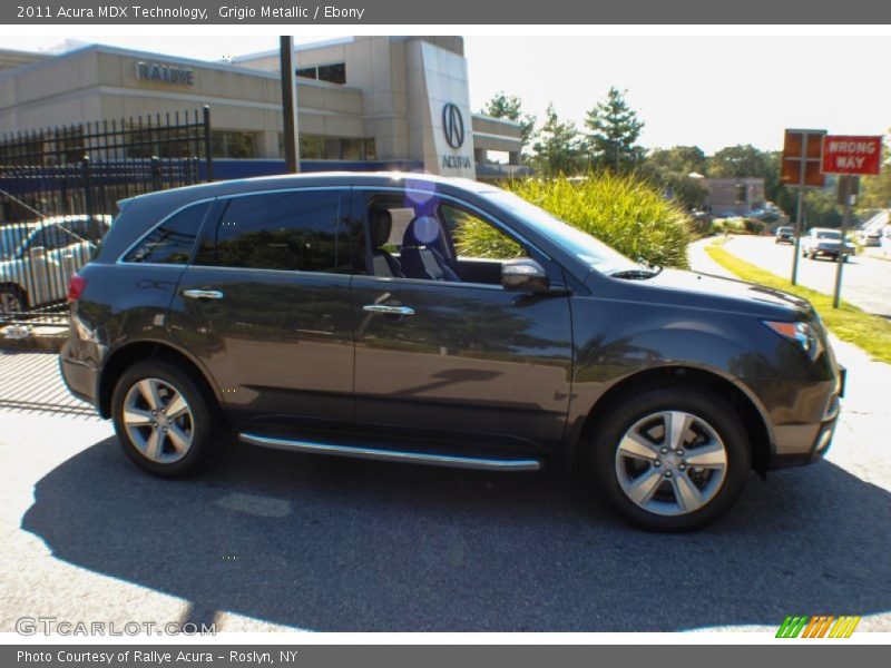Grigio Metallic / Ebony 2011 Acura MDX Technology