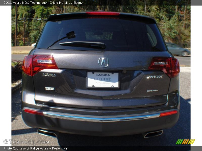 Grigio Metallic / Ebony 2011 Acura MDX Technology