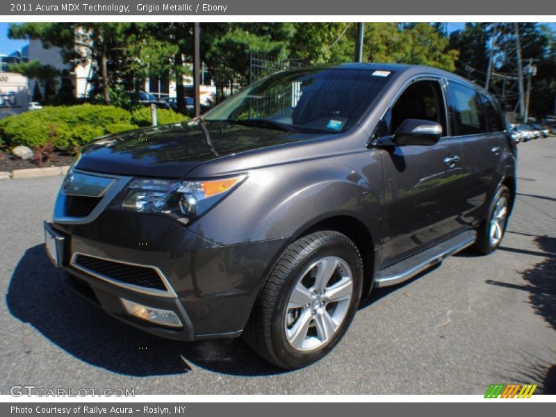 Grigio Metallic / Ebony 2011 Acura MDX Technology