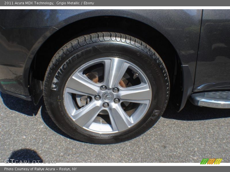 Grigio Metallic / Ebony 2011 Acura MDX Technology