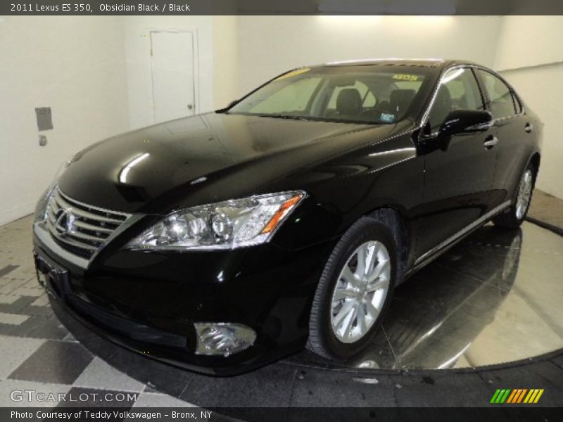Obsidian Black / Black 2011 Lexus ES 350