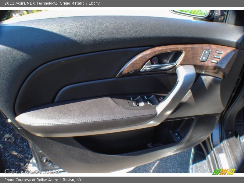 Grigio Metallic / Ebony 2011 Acura MDX Technology