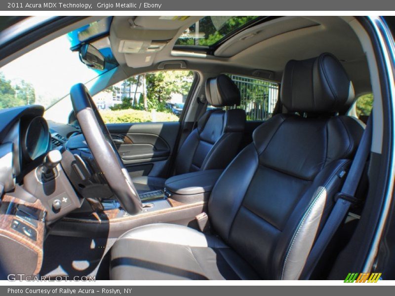 Grigio Metallic / Ebony 2011 Acura MDX Technology