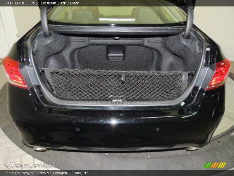Obsidian Black / Black 2011 Lexus ES 350