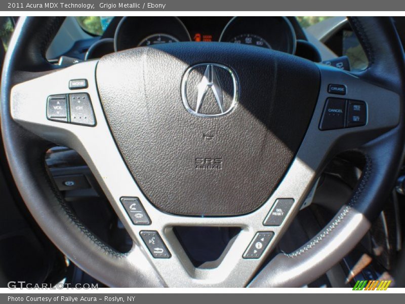 Grigio Metallic / Ebony 2011 Acura MDX Technology
