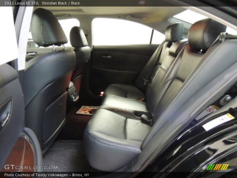 Obsidian Black / Black 2011 Lexus ES 350