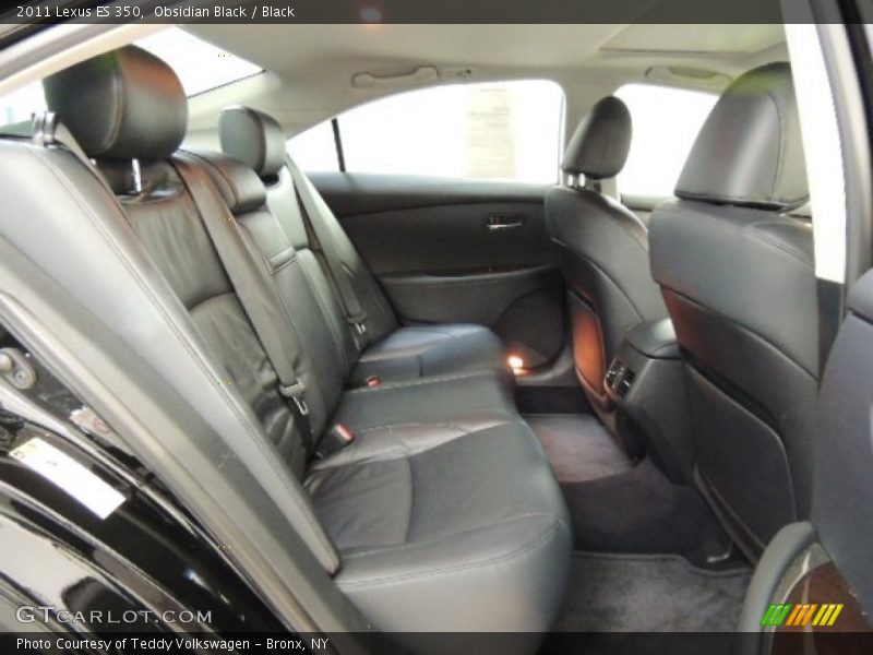 Obsidian Black / Black 2011 Lexus ES 350