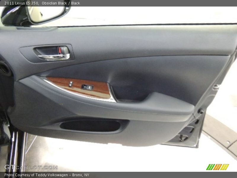 Obsidian Black / Black 2011 Lexus ES 350
