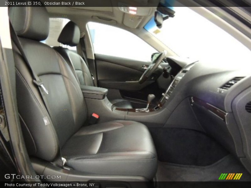 Obsidian Black / Black 2011 Lexus ES 350