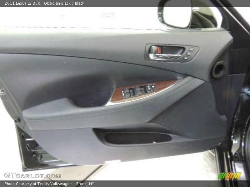 Obsidian Black / Black 2011 Lexus ES 350