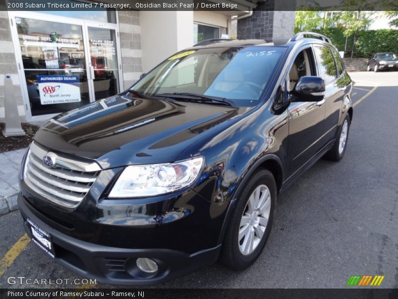 Obsidian Black Pearl / Desert Beige 2008 Subaru Tribeca Limited 7 Passenger