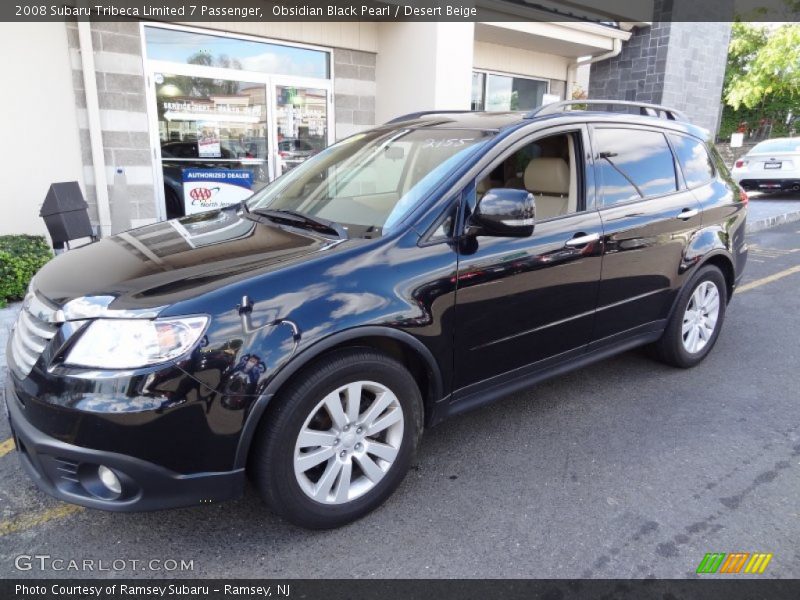 Obsidian Black Pearl / Desert Beige 2008 Subaru Tribeca Limited 7 Passenger