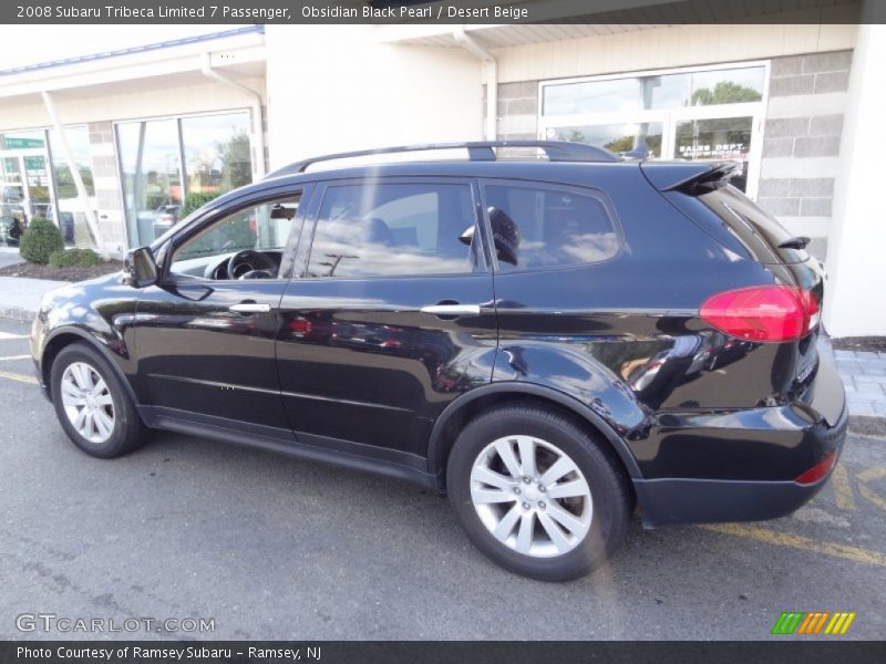 Obsidian Black Pearl / Desert Beige 2008 Subaru Tribeca Limited 7 Passenger