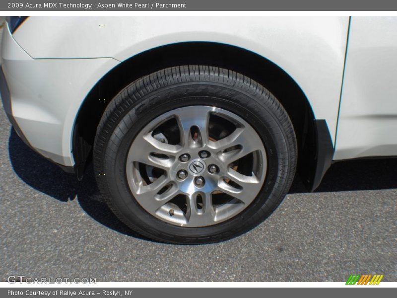 Aspen White Pearl / Parchment 2009 Acura MDX Technology