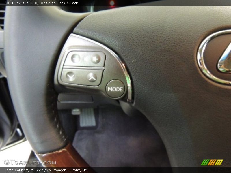 Obsidian Black / Black 2011 Lexus ES 350