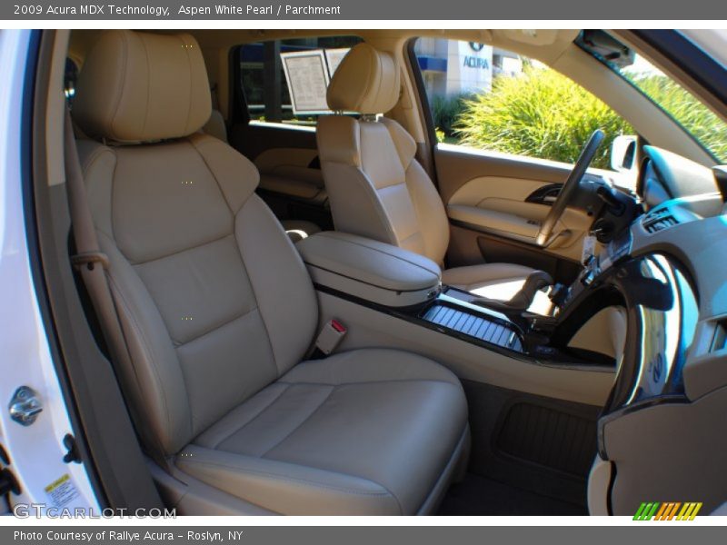 Aspen White Pearl / Parchment 2009 Acura MDX Technology