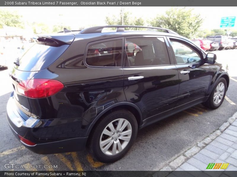 Obsidian Black Pearl / Desert Beige 2008 Subaru Tribeca Limited 7 Passenger