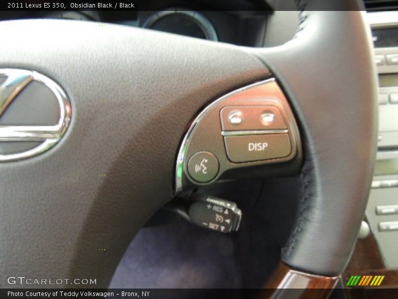 Obsidian Black / Black 2011 Lexus ES 350