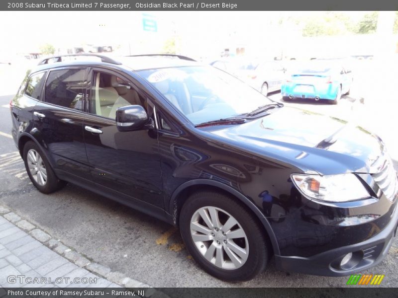 Obsidian Black Pearl / Desert Beige 2008 Subaru Tribeca Limited 7 Passenger