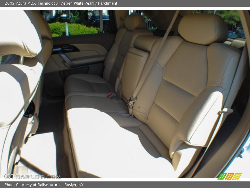 Aspen White Pearl / Parchment 2009 Acura MDX Technology