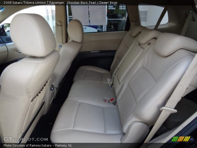 Rear Seat of 2008 Tribeca Limited 7 Passenger