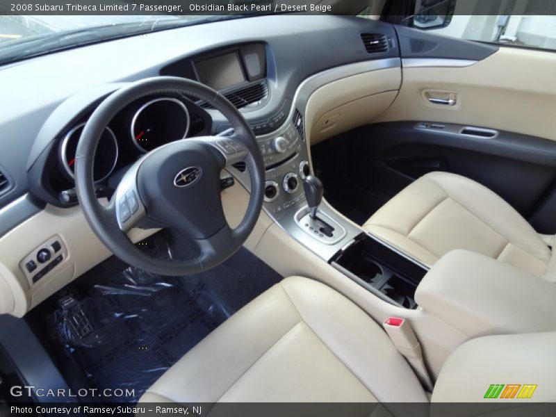 Desert Beige Interior - 2008 Tribeca Limited 7 Passenger 