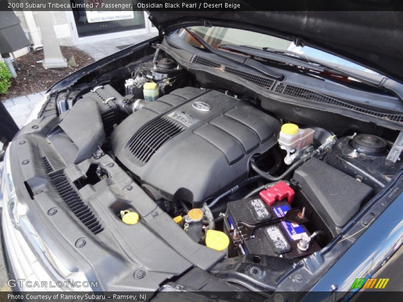  2008 Tribeca Limited 7 Passenger Engine - 3.6 Liter DOHC 24-Valve VVT Flat 6 Cylinder