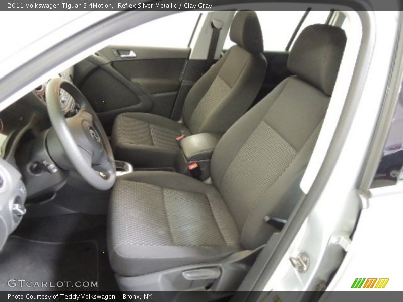 Reflex Silver Metallic / Clay Gray 2011 Volkswagen Tiguan S 4Motion
