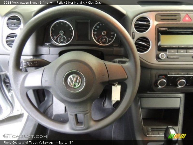 Reflex Silver Metallic / Clay Gray 2011 Volkswagen Tiguan S 4Motion