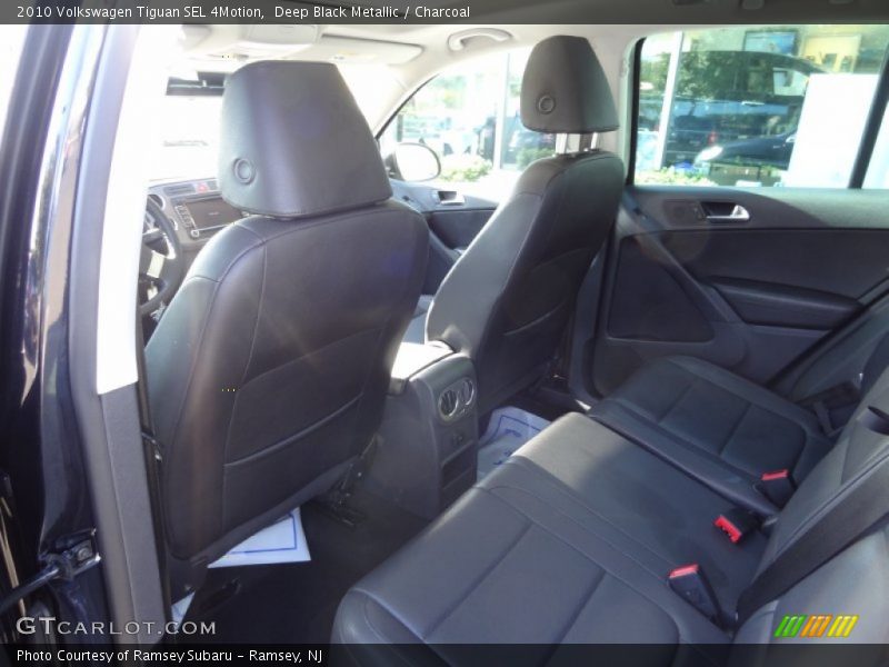 Deep Black Metallic / Charcoal 2010 Volkswagen Tiguan SEL 4Motion