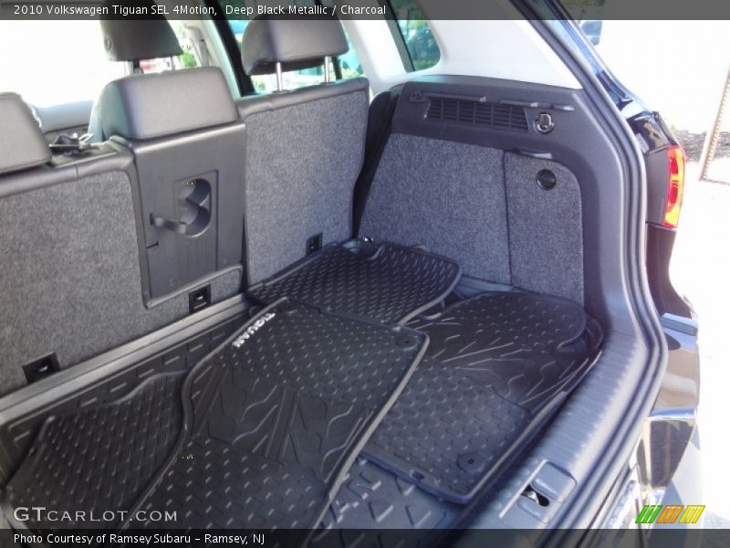 Deep Black Metallic / Charcoal 2010 Volkswagen Tiguan SEL 4Motion