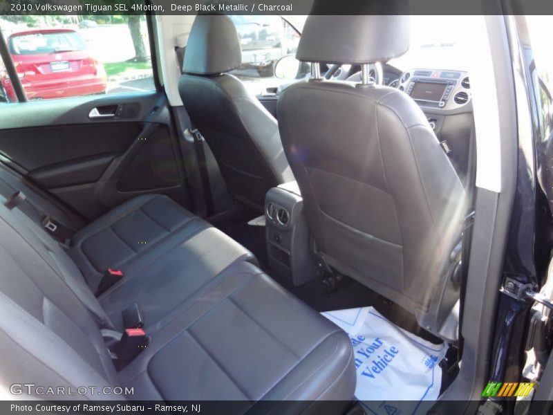 Deep Black Metallic / Charcoal 2010 Volkswagen Tiguan SEL 4Motion