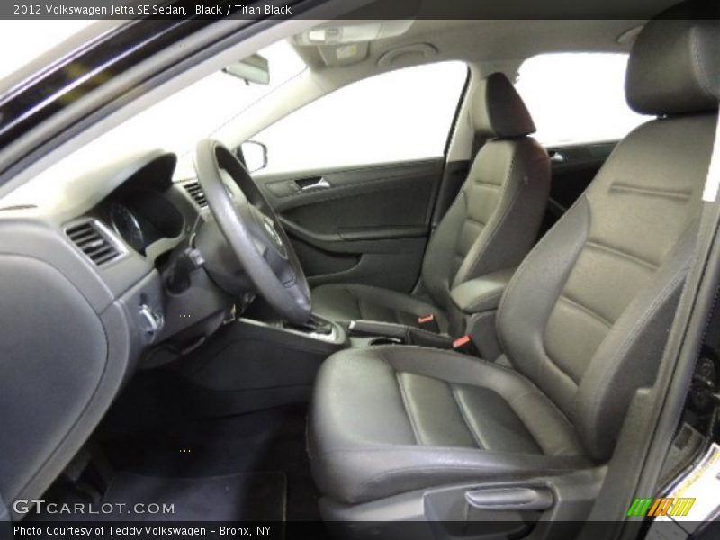 Black / Titan Black 2012 Volkswagen Jetta SE Sedan