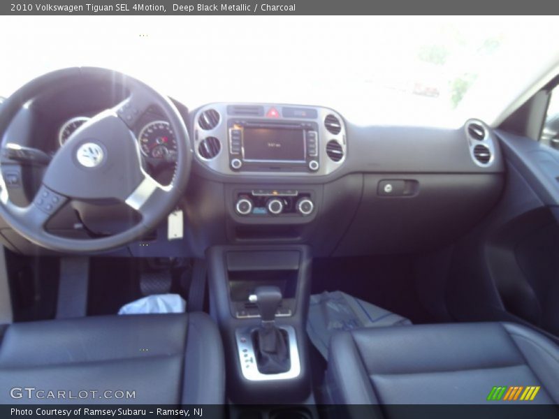 Deep Black Metallic / Charcoal 2010 Volkswagen Tiguan SEL 4Motion