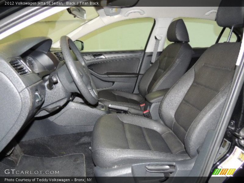Black / Titan Black 2012 Volkswagen Jetta SE Sedan
