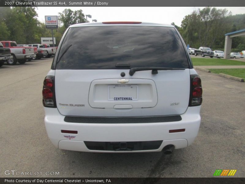 Summit White / Ebony 2007 Chevrolet TrailBlazer SS 4x4
