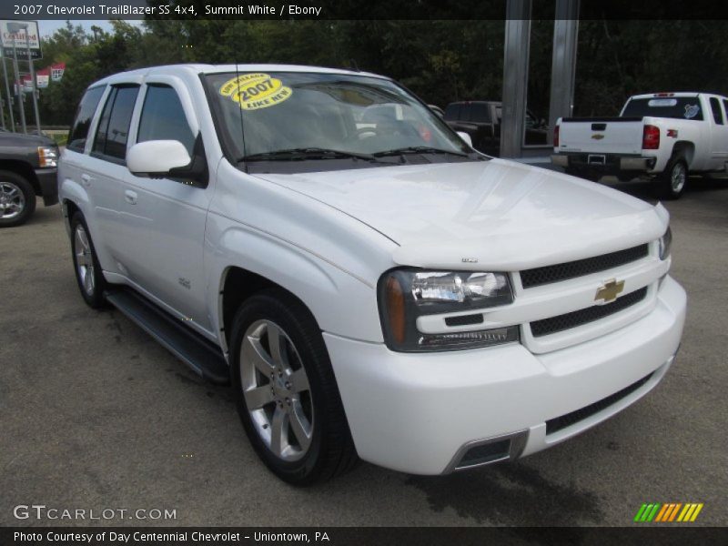 Summit White / Ebony 2007 Chevrolet TrailBlazer SS 4x4