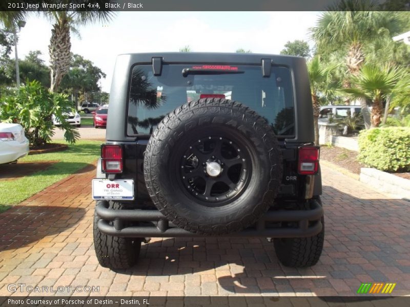 Black / Black 2011 Jeep Wrangler Sport 4x4