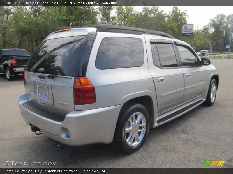 Liquid Silver Metallic / Ebony Black 2006 GMC Envoy XL Denali 4x4