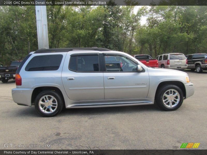 Liquid Silver Metallic / Ebony Black 2006 GMC Envoy XL Denali 4x4