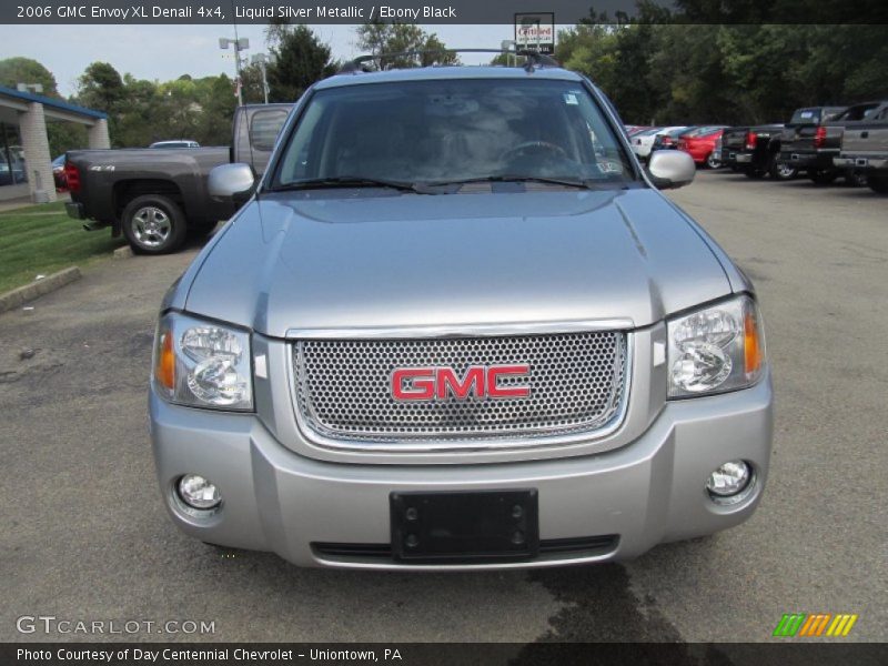 Liquid Silver Metallic / Ebony Black 2006 GMC Envoy XL Denali 4x4