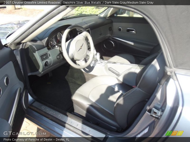 Sapphire Silver Blue Metallic / Dark Slate Gray/Medium Slate Gray 2007 Chrysler Crossfire Limited Roadster