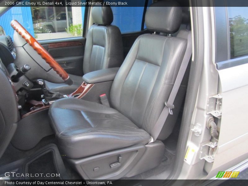 Liquid Silver Metallic / Ebony Black 2006 GMC Envoy XL Denali 4x4