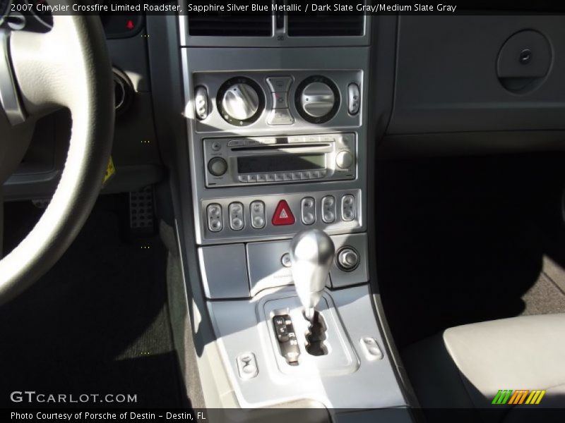 Sapphire Silver Blue Metallic / Dark Slate Gray/Medium Slate Gray 2007 Chrysler Crossfire Limited Roadster