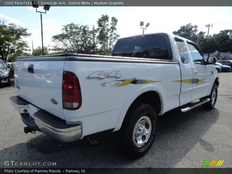 Oxford White / Medium Graphite 2002 Ford F150 XLT SuperCab 4x4