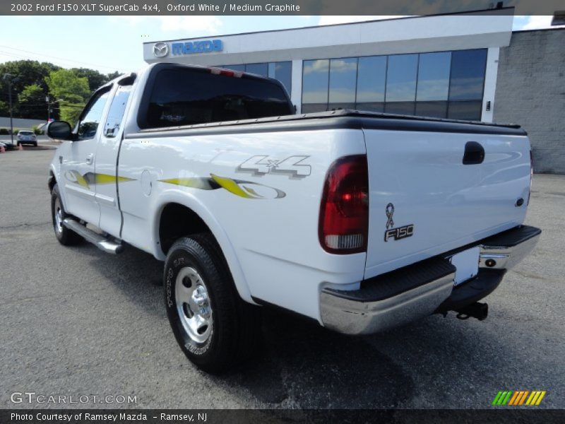 Oxford White / Medium Graphite 2002 Ford F150 XLT SuperCab 4x4