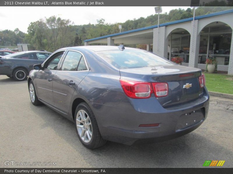 Atlantis Blue Metallic / Jet Black 2013 Chevrolet Malibu LT