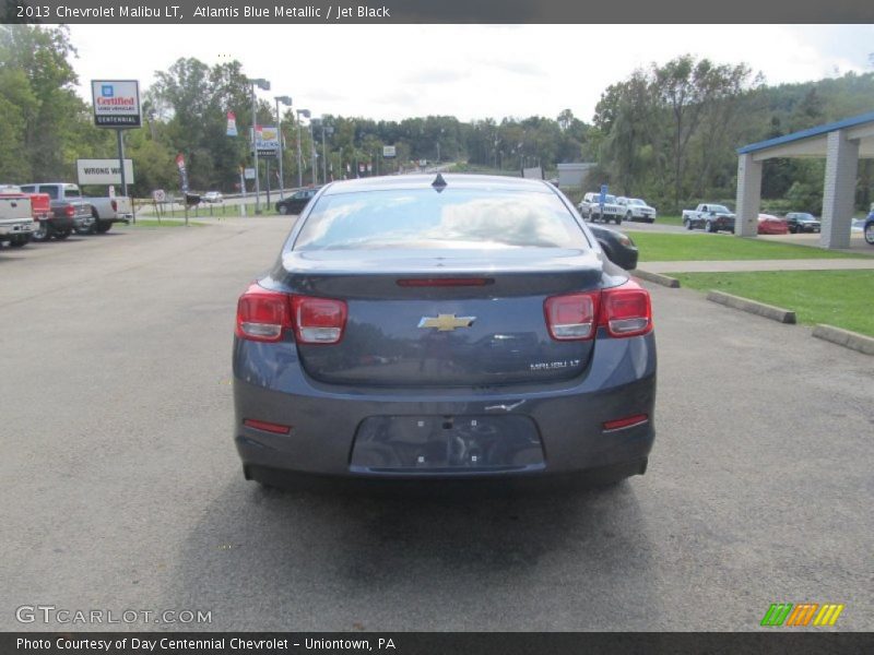 Atlantis Blue Metallic / Jet Black 2013 Chevrolet Malibu LT
