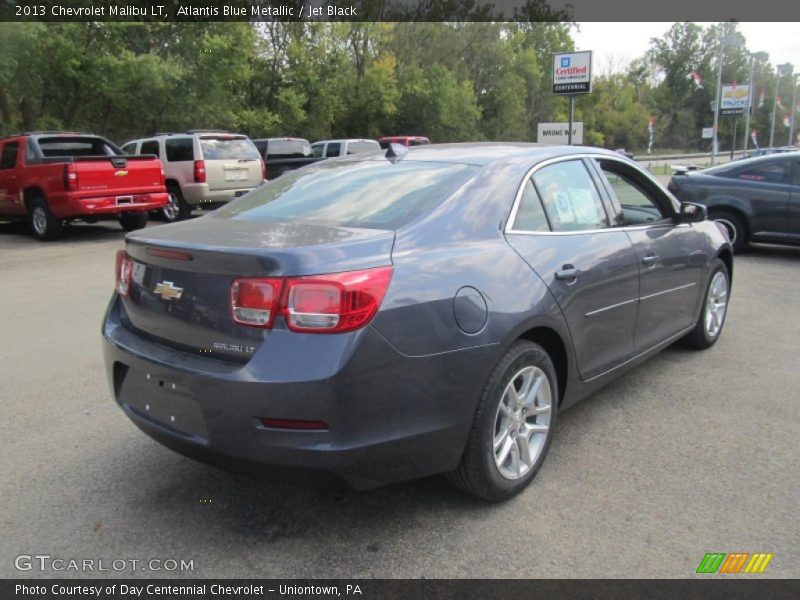 Atlantis Blue Metallic / Jet Black 2013 Chevrolet Malibu LT