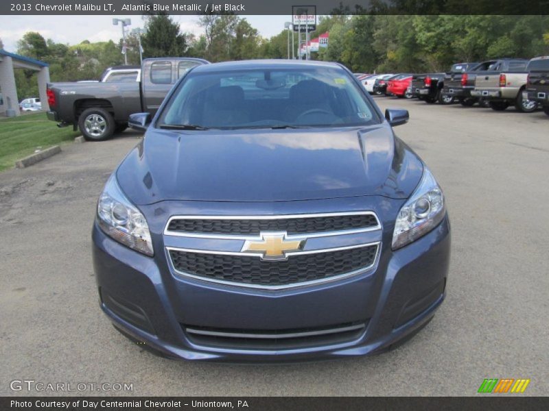 Atlantis Blue Metallic / Jet Black 2013 Chevrolet Malibu LT